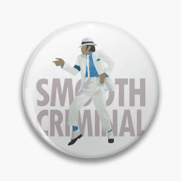 Michael Smooth Criminal  Soft Button Pin Collar Brooch Women Lover Lapel Pin Badge Jewelry Hat Cartoon Clothes Gift Funny Cute