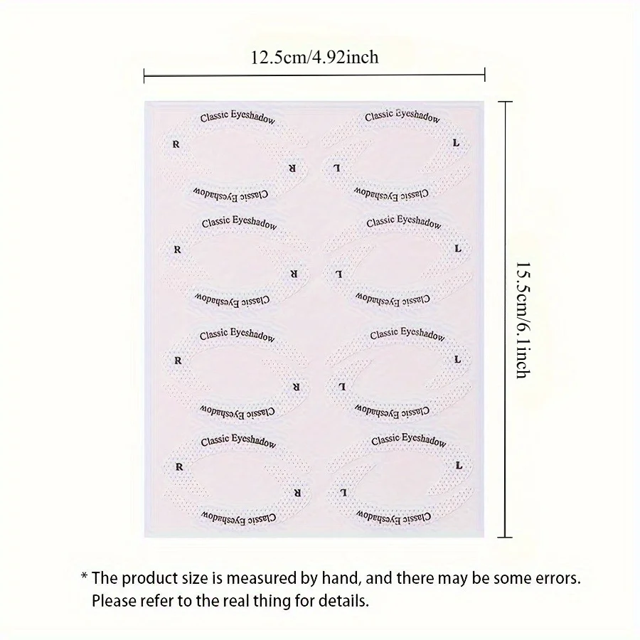 Adesivo per modello trucco occhi, toppa per stampo per eyeliner, strumento di bellezza adesivo per assistente trucco occhi, trucco rapido, molto adatto per principianti
