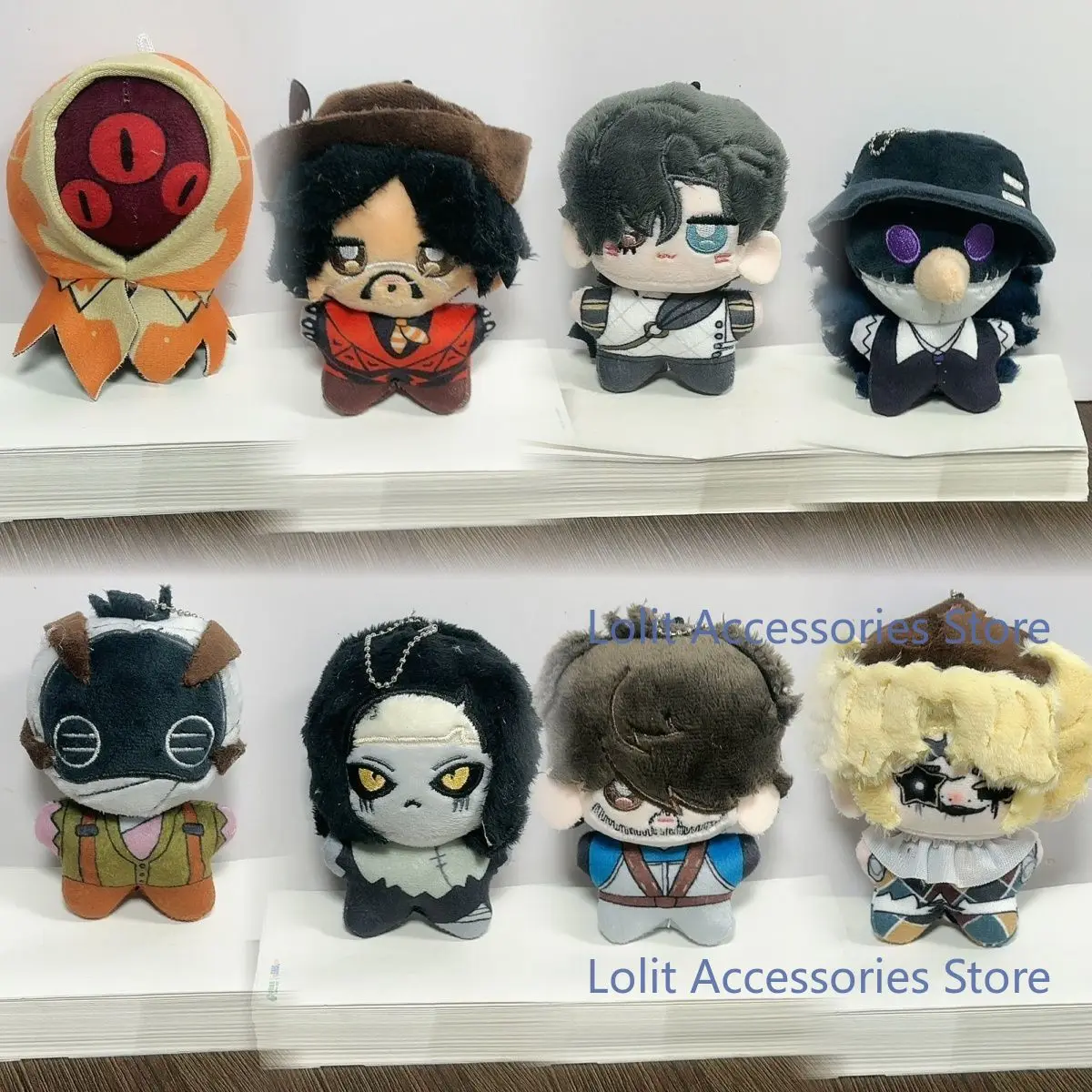 Identity V Knight Kevin Alonso Hastur Orpheus Leo Beck Charles Holt‌ The Circus Ann Plushie Keychain Pendant Puppet Plush Doll