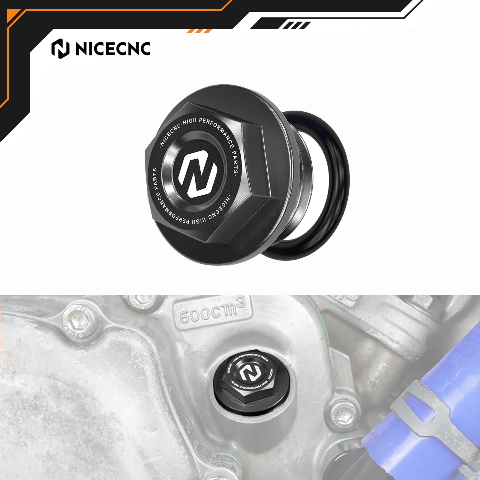 NICECNC For Suzuki 250SB 2002-2006 Kawasaki KLX250 Honda CBR600RR CRF1000L Yamaha MT-09 FZ-09 For Ducati Engine Oil Filler Plug