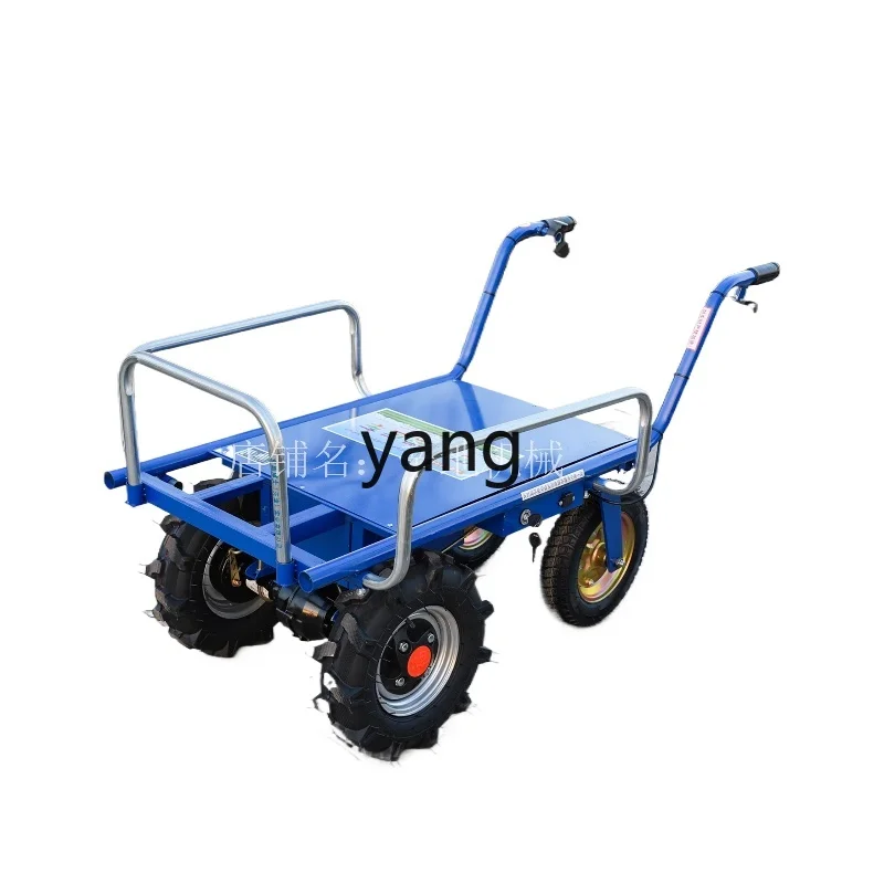 

TGF Orchard Climbing Agricultural Four-Wheel Handcart for Home Farming, Planting, and Site Transportation