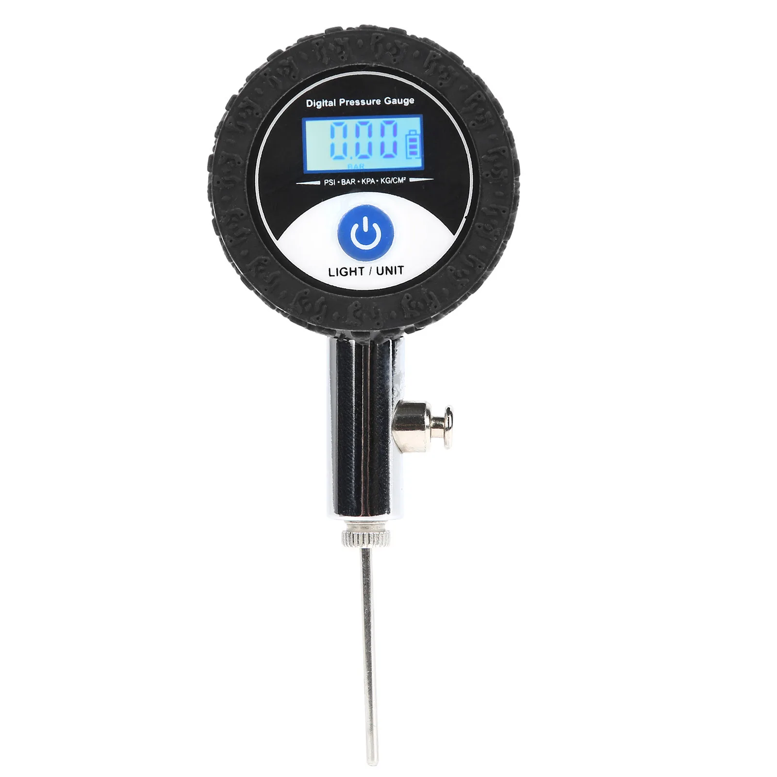 

LCD Display Ball Pressure Gauge, Metal Ball Pressure Tester, Digital Display, for Basketball, Soccer, Volleyball, 0-1.4BAR Range