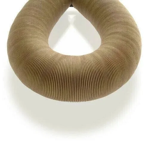 65mm Inner Diameter 100cm Stretched Length Air Duct Pipe Ducting Tube Hose Brown For Truma Whale Heating Pipe Car Truck Caravan