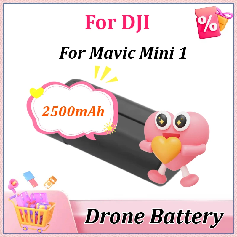 

Intelligent Flight Drone Batterys 7.2V 2500mAh 18Wh for DJI Mavic Mini 1 Accessories Flight Time 30 Minutes High Quality Battery