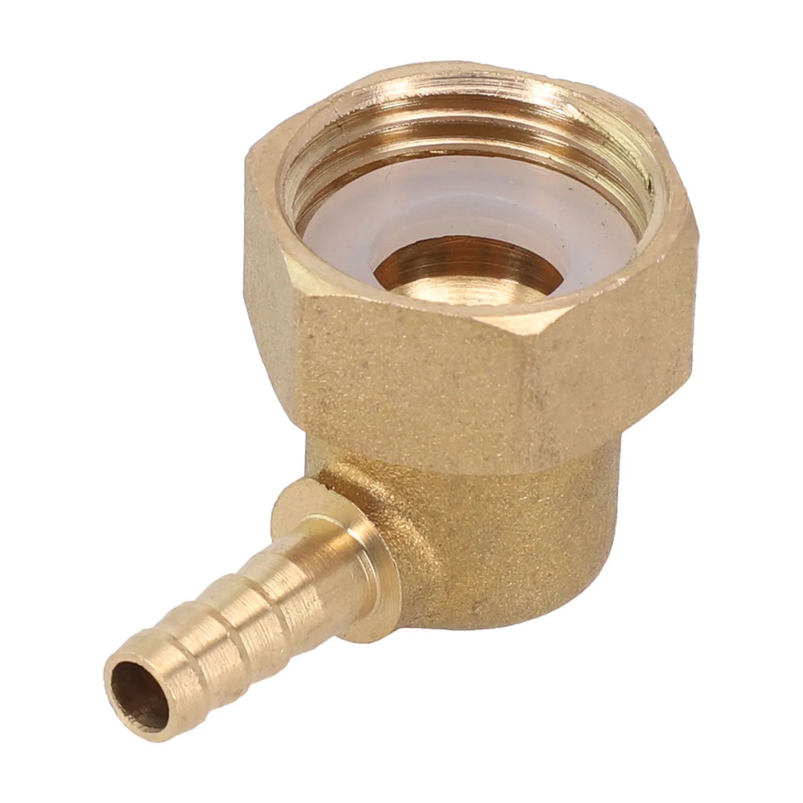 Union Elbow For Water Gas Connections Hose Tail Quality Secure Brass Barb Brass Union Elbow Burst-resistant End Connector