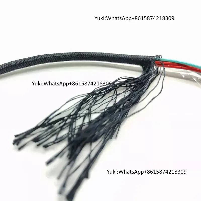 Durable Light-weight Copper PTFE Insulated Overhead 18AWG Power G657A Fiber Hybrid Tethered Drone Cable