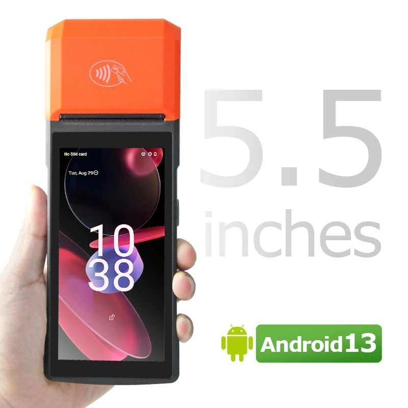 Hot Sale 5 Inch Pos Machine 4 Core WIFI BT 4.0 Wireless Mobile Pos Terminal Megnetic Restaurant 58mm Thermal Printer Pos Systems