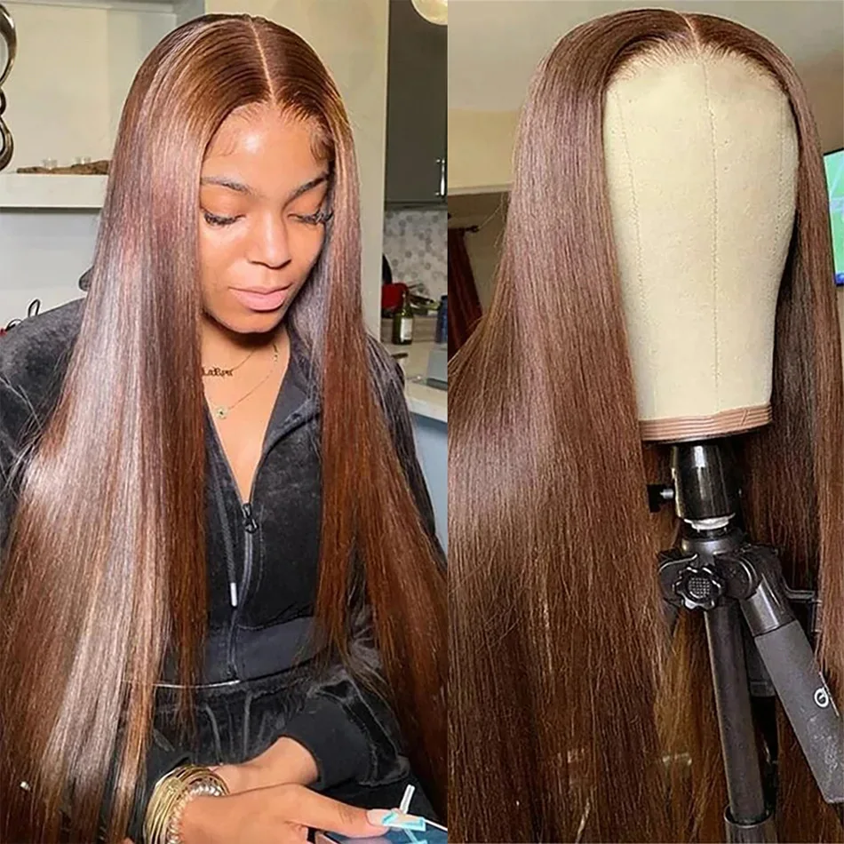 silky-chocolate-brown-bone-straight-human-hair-wig-30-38-inch-transparent-13x6-lace-frontal-wig-straight-13x4-hd-lace-front-wigs