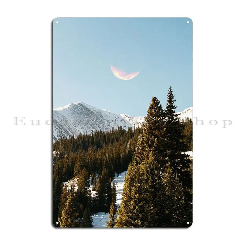 Daylight Moon Metal Plaque Poster Cinema Custom Wall Decor Cinema Iron Tin Sign Poster