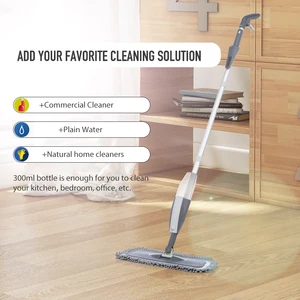Magic Spray Mop Holzboden mit wiederverwendbaren Mikrofasern Kissen 360 Grad Griff Home Windows Küchenmop -Kehrmaschine Broadcast -Werkzeuge sauber 12 Hauptverkäufe Mopa Vileda Spray - №11