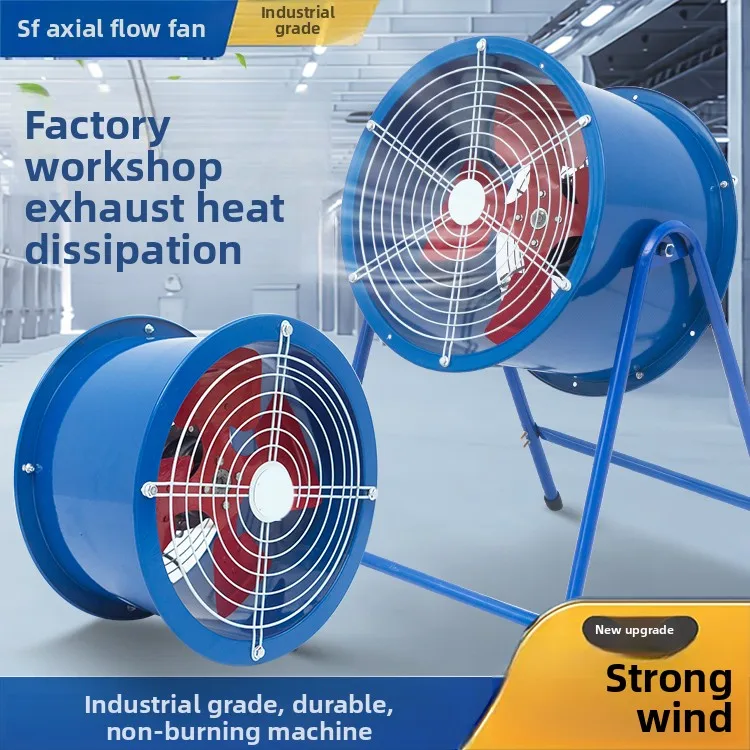 

Post axial flow fan high power duct fan