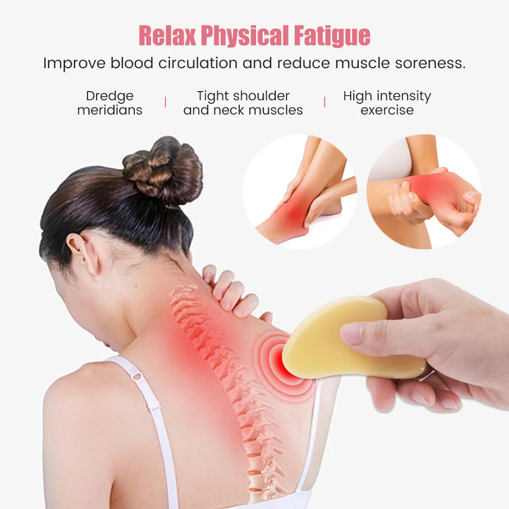 Guasha-masajeador de Spa para cara, tabla raspadora Gua Sha para levantar la cara y el cuello, eliminador de arrugas, raspador de masaje Facial, herramientas de belleza para el cuidado de la piel