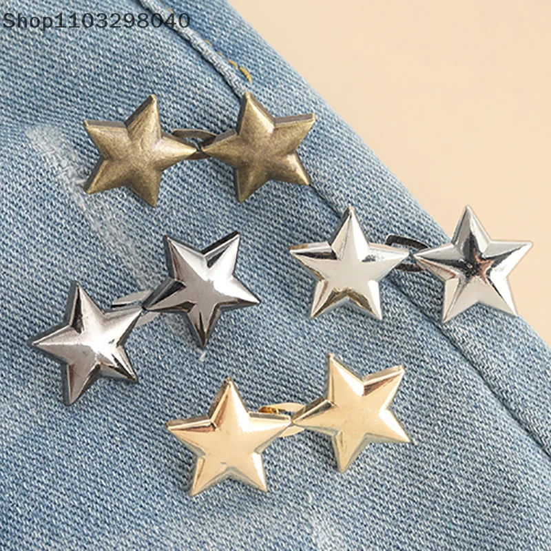 High-Quality Adjustable Fastener Clips for Pants; Perfect Fit Retractable Waist Button
