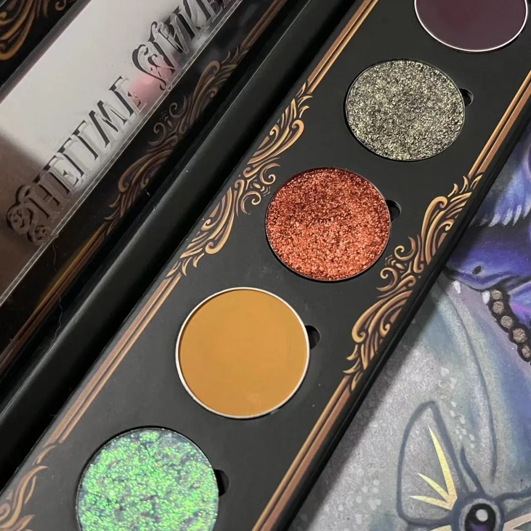 Shellwe Makeup Wulfa Sparkling Pearl Chameleon Five-Color Eyeshadow Palette - Wolf Palette