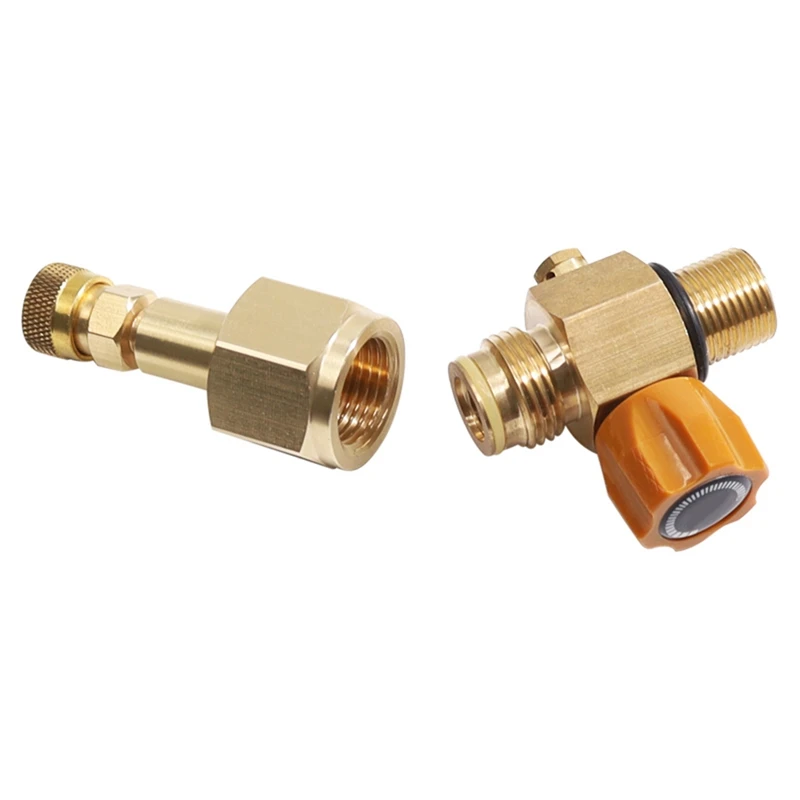 Soda Refill Bottle CO2 Adapter Connector Kit, Adaptador Rápido para Cilindro de Gás de Alta Pressão, Cabeça Feminina 8mm