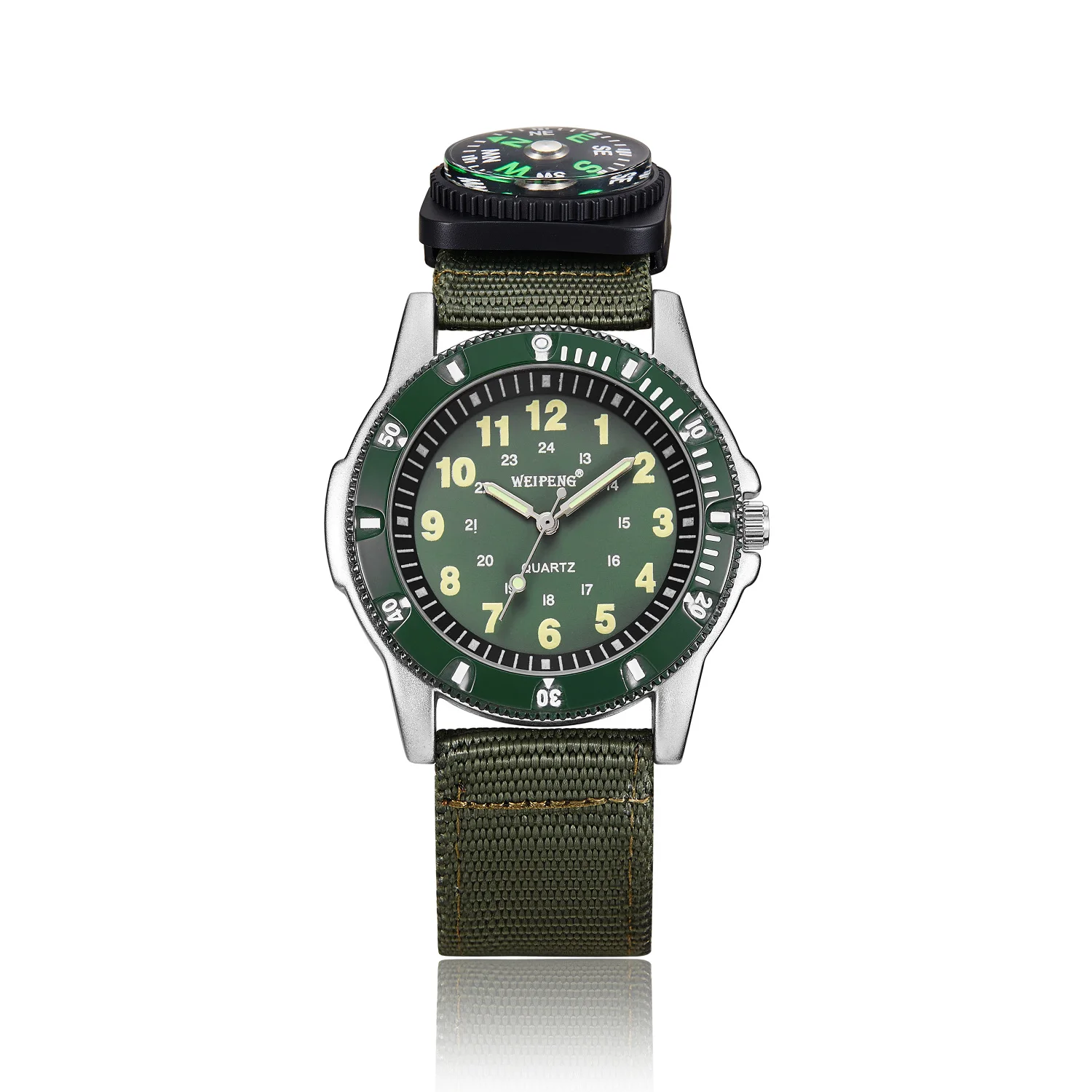 Новые модные минималистичные мужские часы со светящимся холщовым ремешком, компас, альпинистские часы, мужские кварцевые часы, relojes para hombres