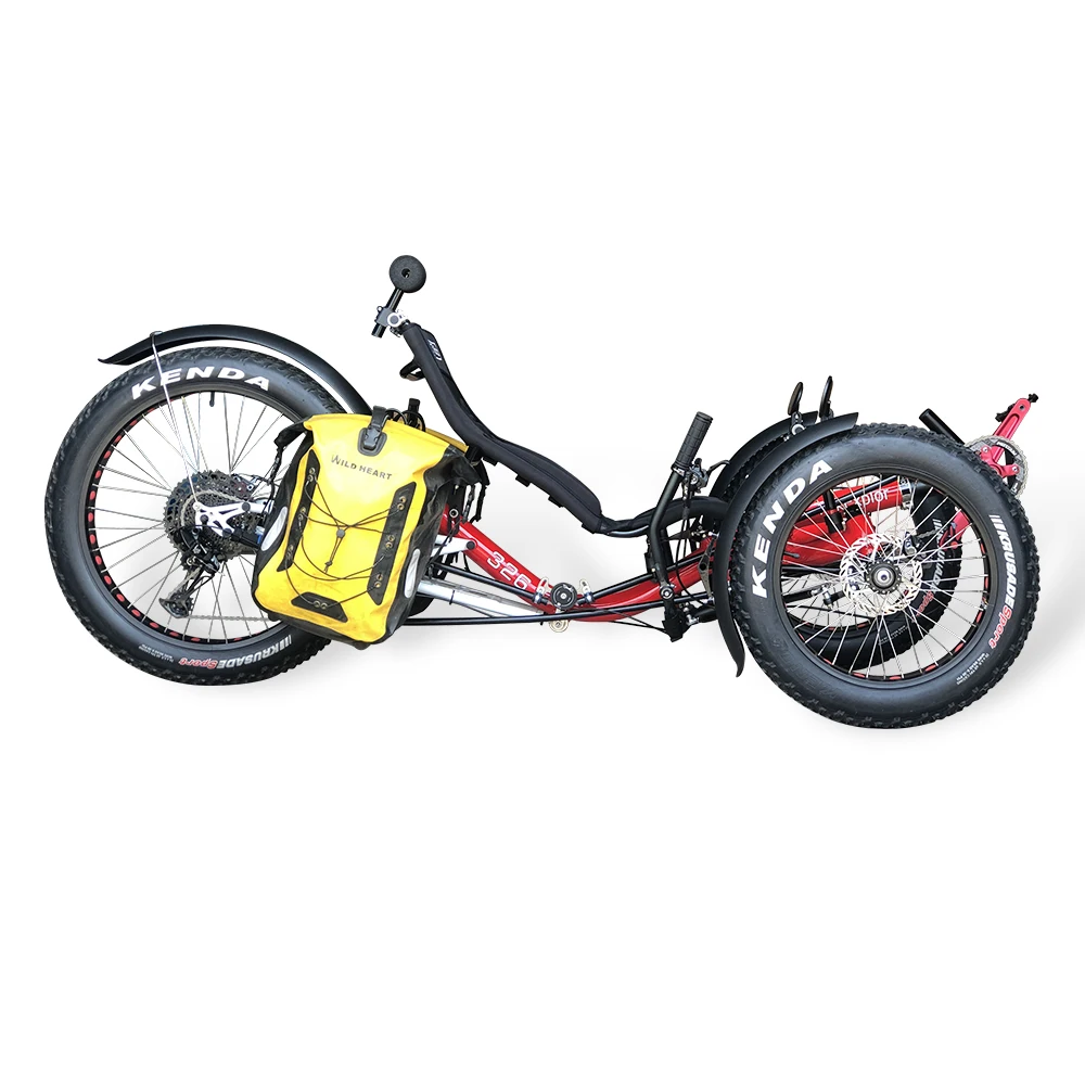 Outdoor Adult Fat Tire Recumbent Trike Frame Sale