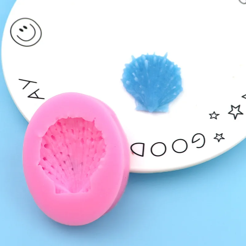 Ocean Large Shell Silicone Mold, Mobile Phone Drop Mould XGY-64