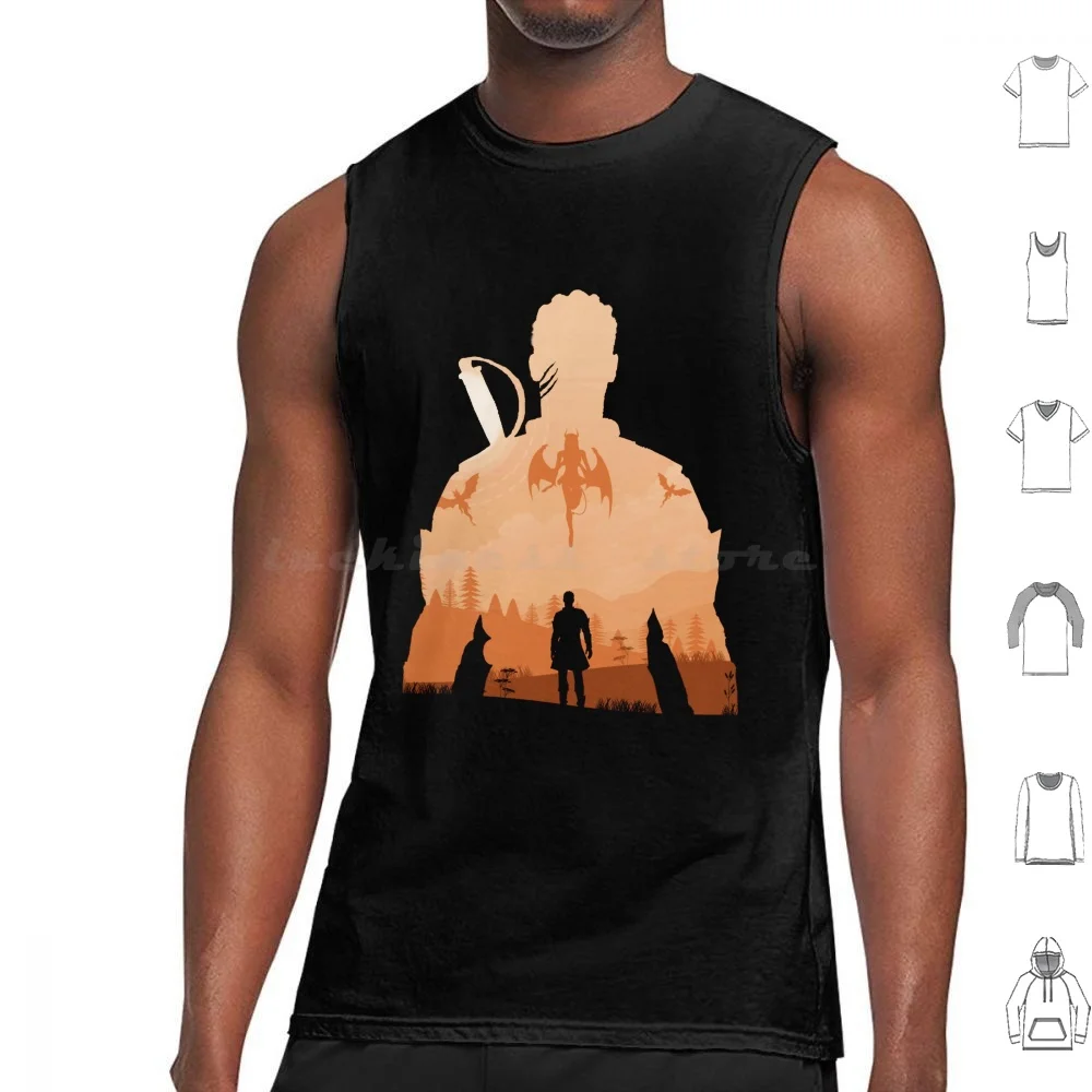 Baldurs Gate 3-Wyll * Negative Illusion * Tank Tops Vest Sleeveless Wyll Baldurs Gate Baldurs Gate 3 Bg3 Baldur Gate 3