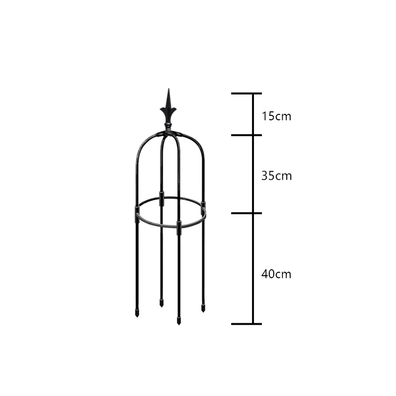 Garden Tower Trellis For Climbing Plant Rustproof Potted Garden Plant Climbing Support Cages For DIY Flowers Vines Support