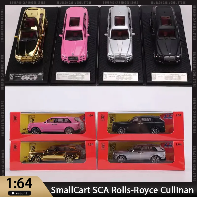 

SmallCart SCA 1:64 Rolls-Royce Cullinan Style Alloy Toy Car Model Luxury SUV Simulation Diecast Vehicle Premium Collection Gift