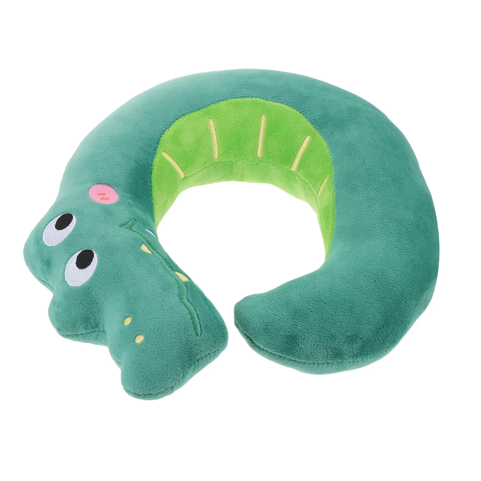 หมอนรองคอสำหรับเดินทางน่ารักสำหรับเครื่องบิน รถยนต์ บ้าน รูปทรงตัวยู ออกแบบตามหลักสรีรศาสตร์ ผ้าเนื้อนุ่ม ระบายอากาศได้ดี รองรับต้นคอ ขนาดกะทัดรัด