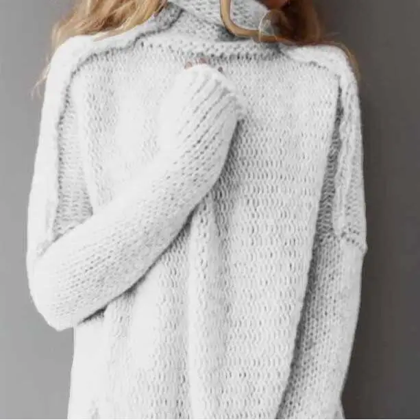 เสื้อสเวตเตอร์สีสันทันสมัย แขนยาว ทรงหลวม สไตล์ยุโรป สำหรับผู้หญิง ซื้อจำนวนมากได้ ทนทาน แฟชั่นฤดูหนาว