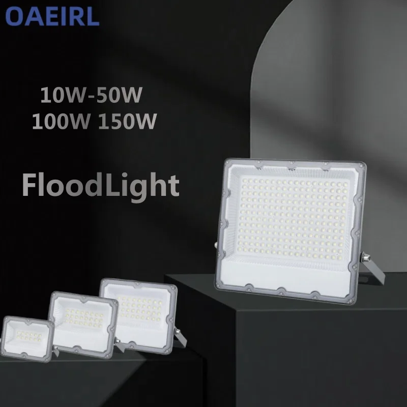 

Led Spotlight For Outdoor 10w 50w 100w 150w 220v Waterproof 110v Flood Light Projector Foco Lighting Garden Wall Reflector Lamps