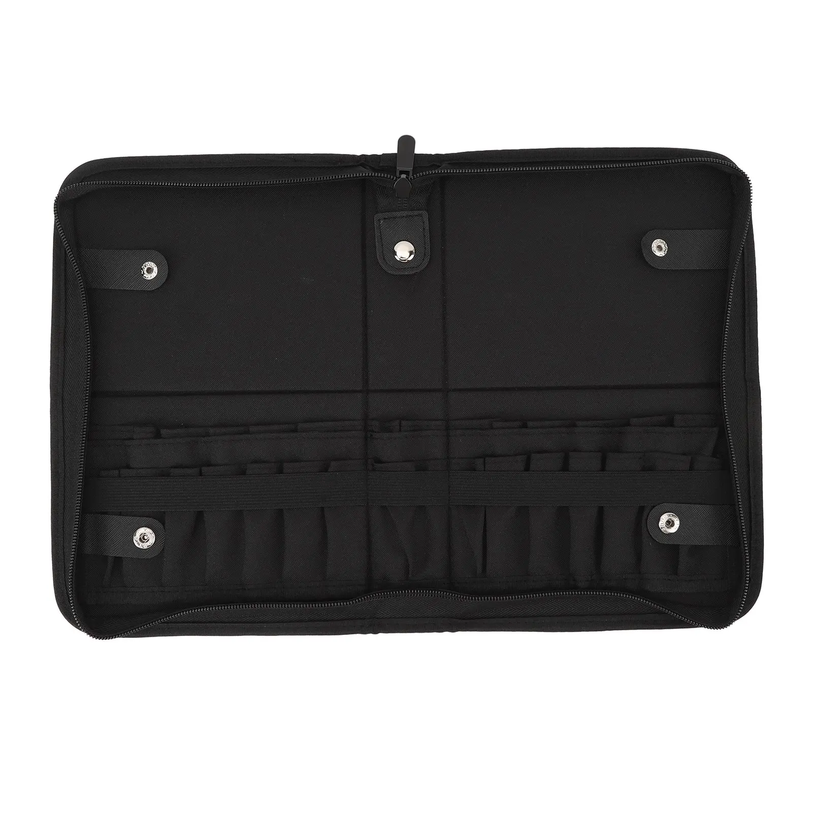 29 Holes Folding Makeup Brush Case Stand Up Professional Waterproof PU Leather Makeup Cosmetic Brush Organizer Holder