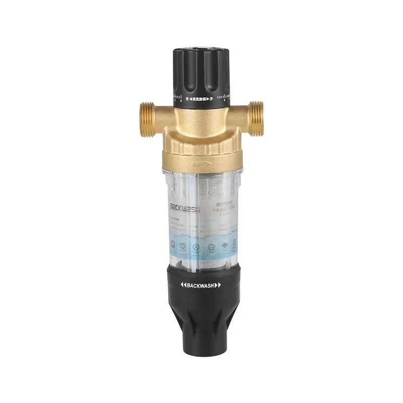 Factory direct sale copper pre-filter automatic scraping backwash tap water pipe stainless steel whole house water purifier