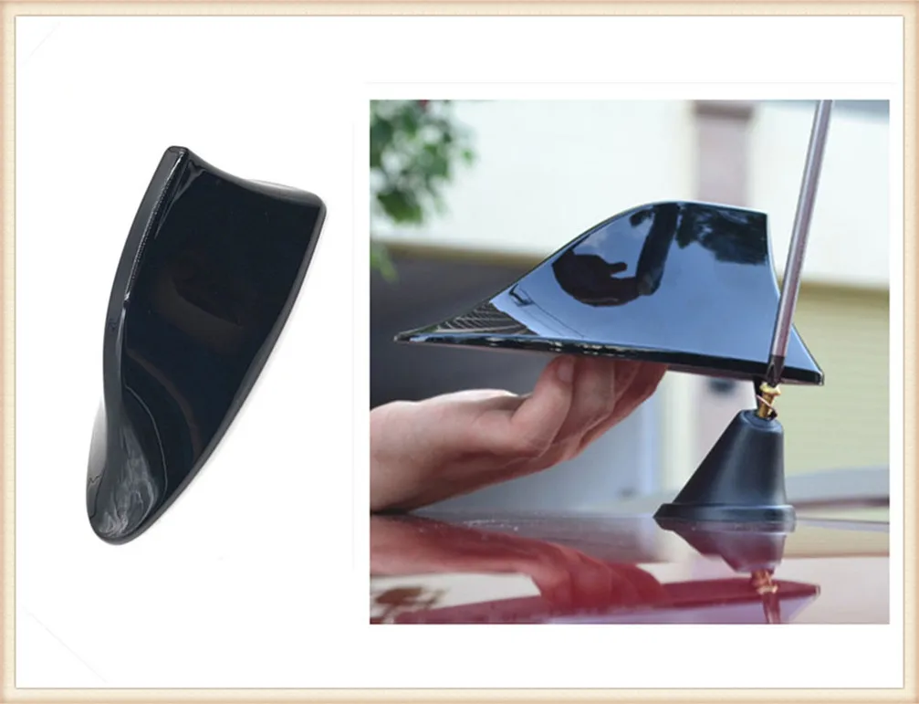 Car shape shark fin signal radio roof tail antenna modification for Toyota FJ Cruiser RAV4 CROWN VIOS LAND CRUISER