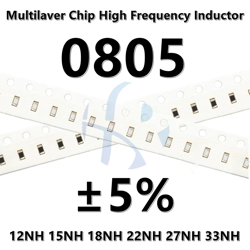 

(50 шт.) 0805 12NH 15NH 18NH 22NH 27NH 33NH ± 5% SMD многолистный чип высокочастотный индуктор
