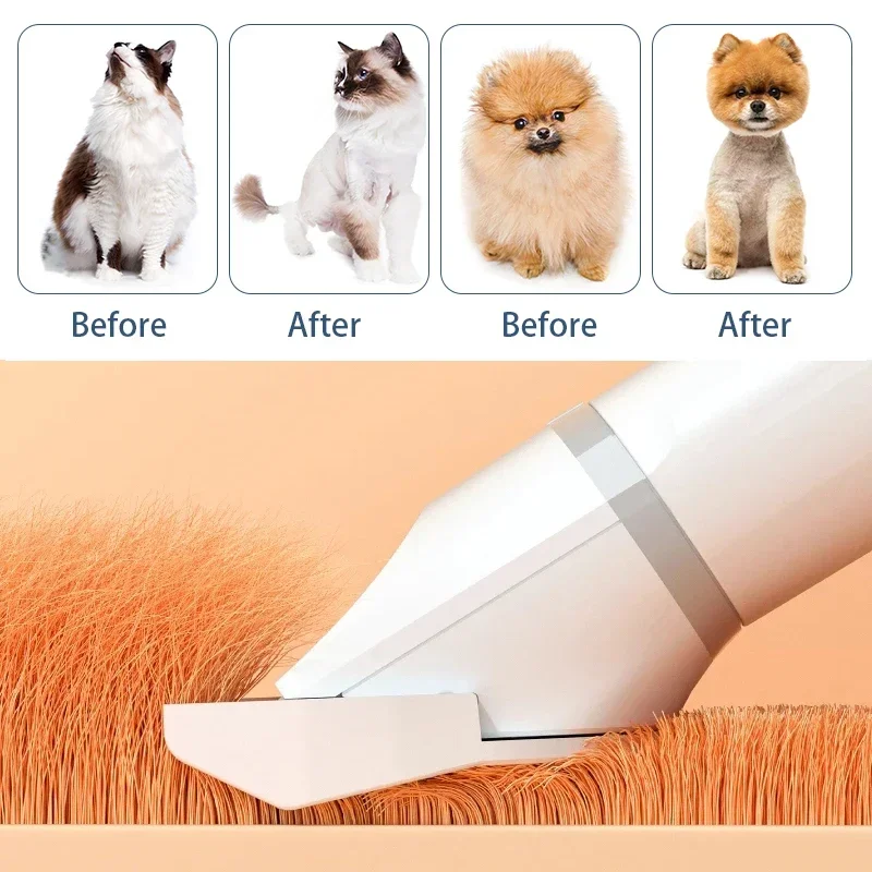 Profession pet cleaning & grooming products Rechargeable Dog Hair Trimmers Cat Pet Hair Clipper Waterproof pet nail grinder