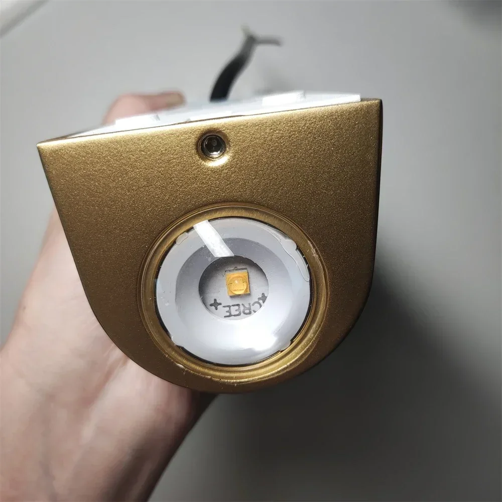 Lâmpada LED de cabeça dupla para quarto e sala de estar, elegante e moderno