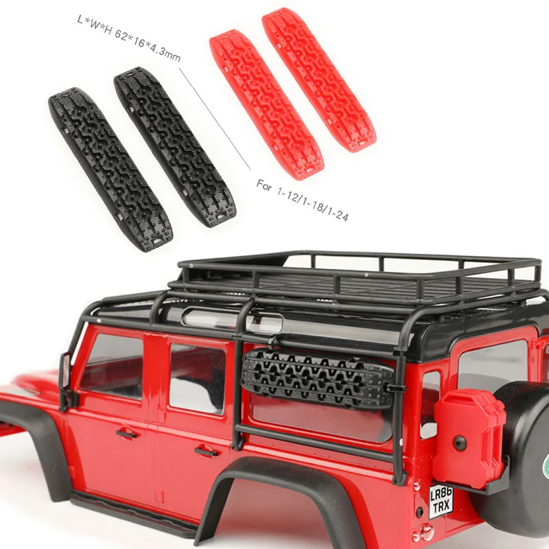 

Escape Plate Anti-skid Double Sided Anti-Slip for 1/18 1/24 1/12 RC Crawler Car Traxxas TRX4-M Defender SCX24 Upgrade Parts