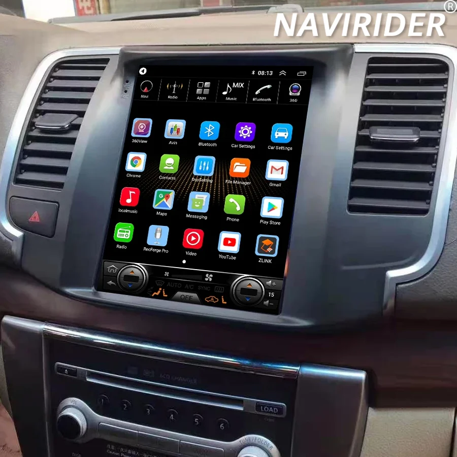 256GB Android 15 Multimedia Video Player For Nissan Teana J32 2008 - 2013 Car Radio Navigation GPS No 2din Dvd Screen Head Unit