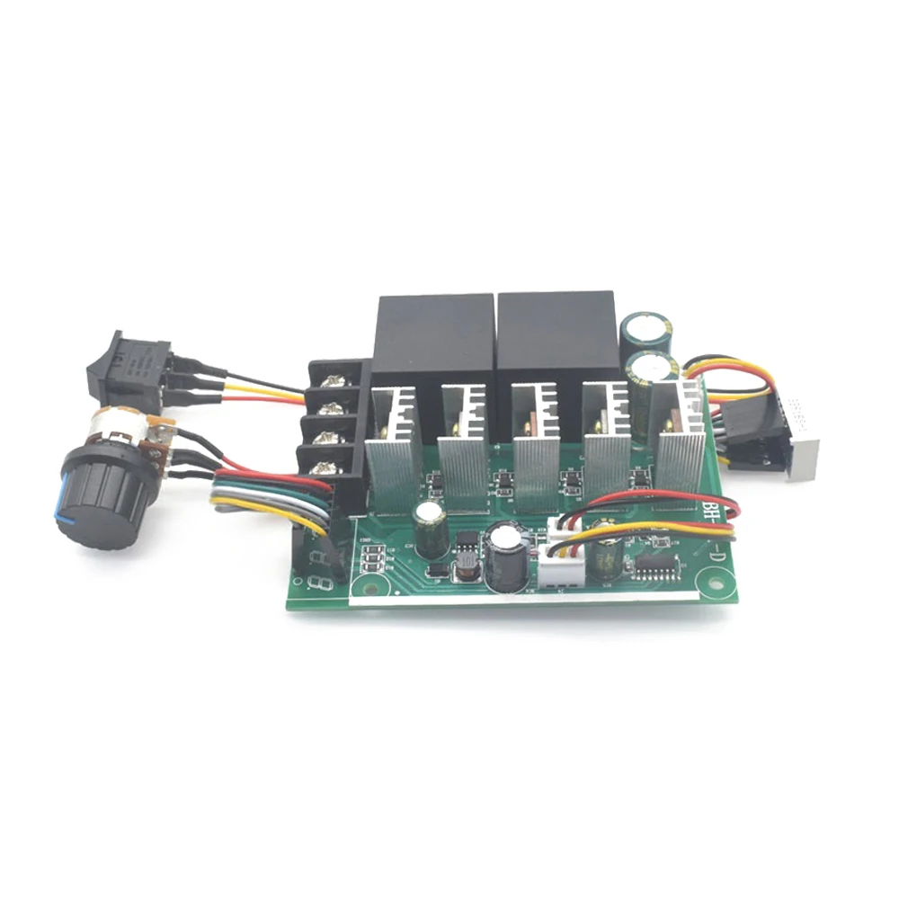 PWM DC Motor Speed Controller 10-55V Digital LED Display 0 -100% Adjustable Drive Module Motor Speed Regulator Control Governor