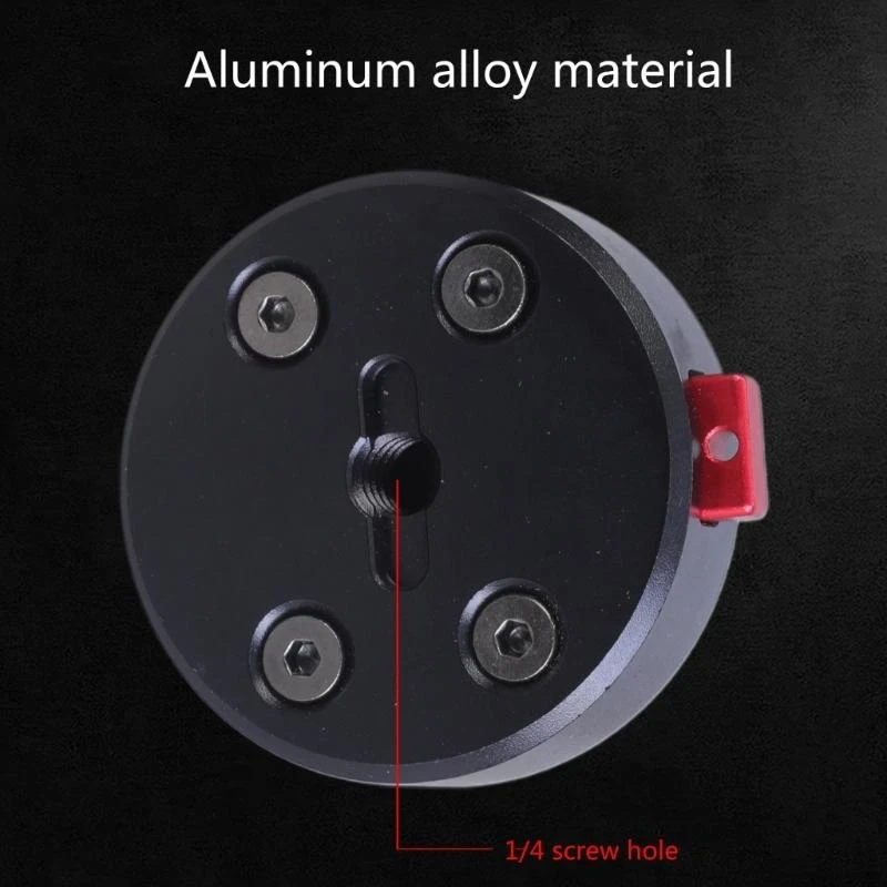 Cold Shoe Mount Adapter with 1/4" Mounting Screw for DSLR Camera Cage Rig Video