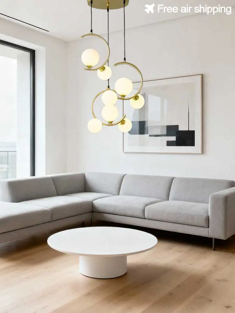 

Modern Nordic Home Decor LED Pendant Lights for Living Room Chandeliers and Dining Room Hanging Lamp Indoor Lighting