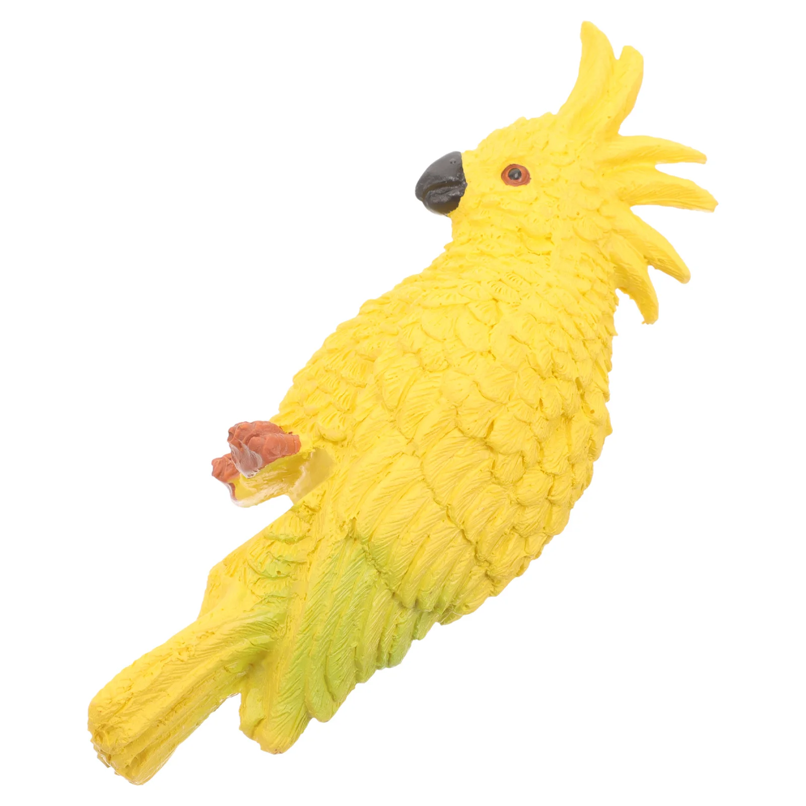 

Small Parrot Aquarium Wall Decor Resin Miniature Hanging Parrot Ornament Fish Tank Decoration Aquatic Adornment