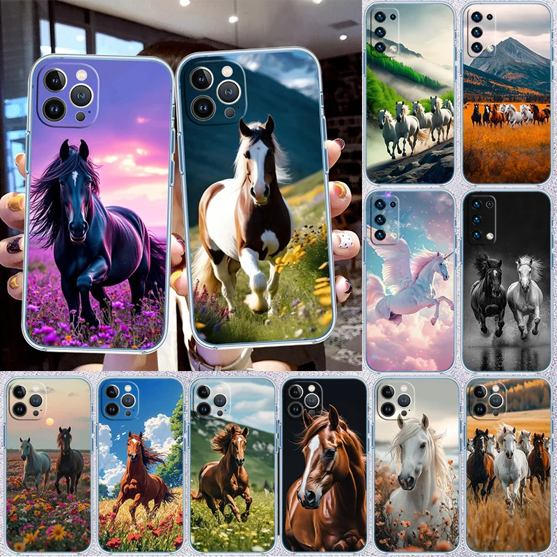 Funda Transparente para Teléfono IM30 Fine Horse para Motorola Moto G7 G8 G9 G84 G85 G73 G24 G15 Z2 Play Power Plus