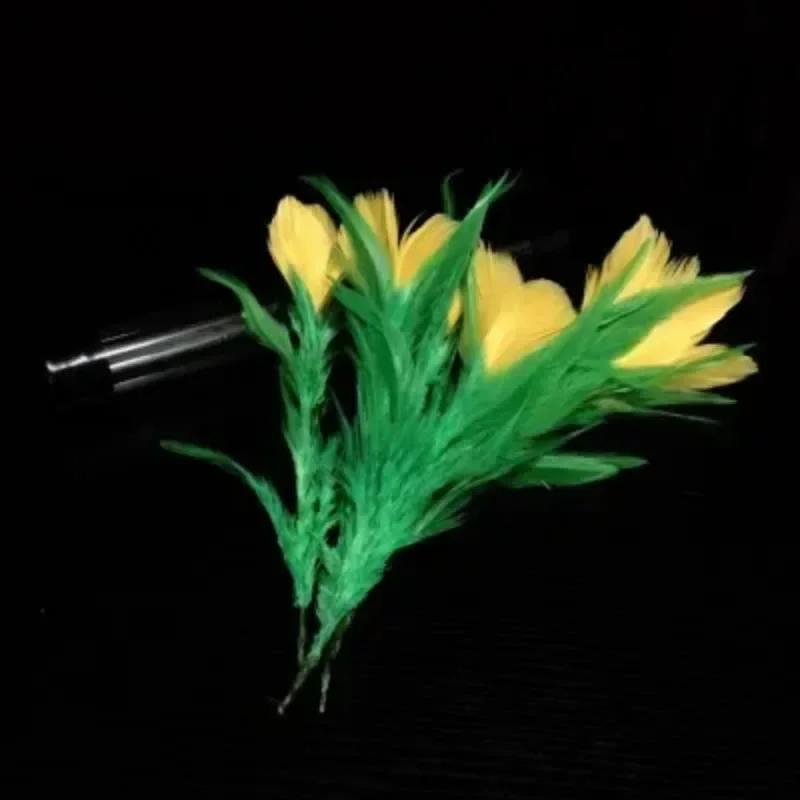 Five in One Flower Feather Stage Magic Trick Flower Production Magia Magie Magicians Prop Accessory Illusion Gimmick
