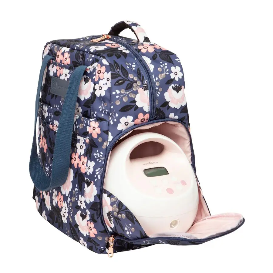

Wells Kelly Breast Pump Backpack amp Tote Insulated Pocket, Laptop Sleeve amp EasyClean Design, Fits All Pumps, Diaper Bag for M