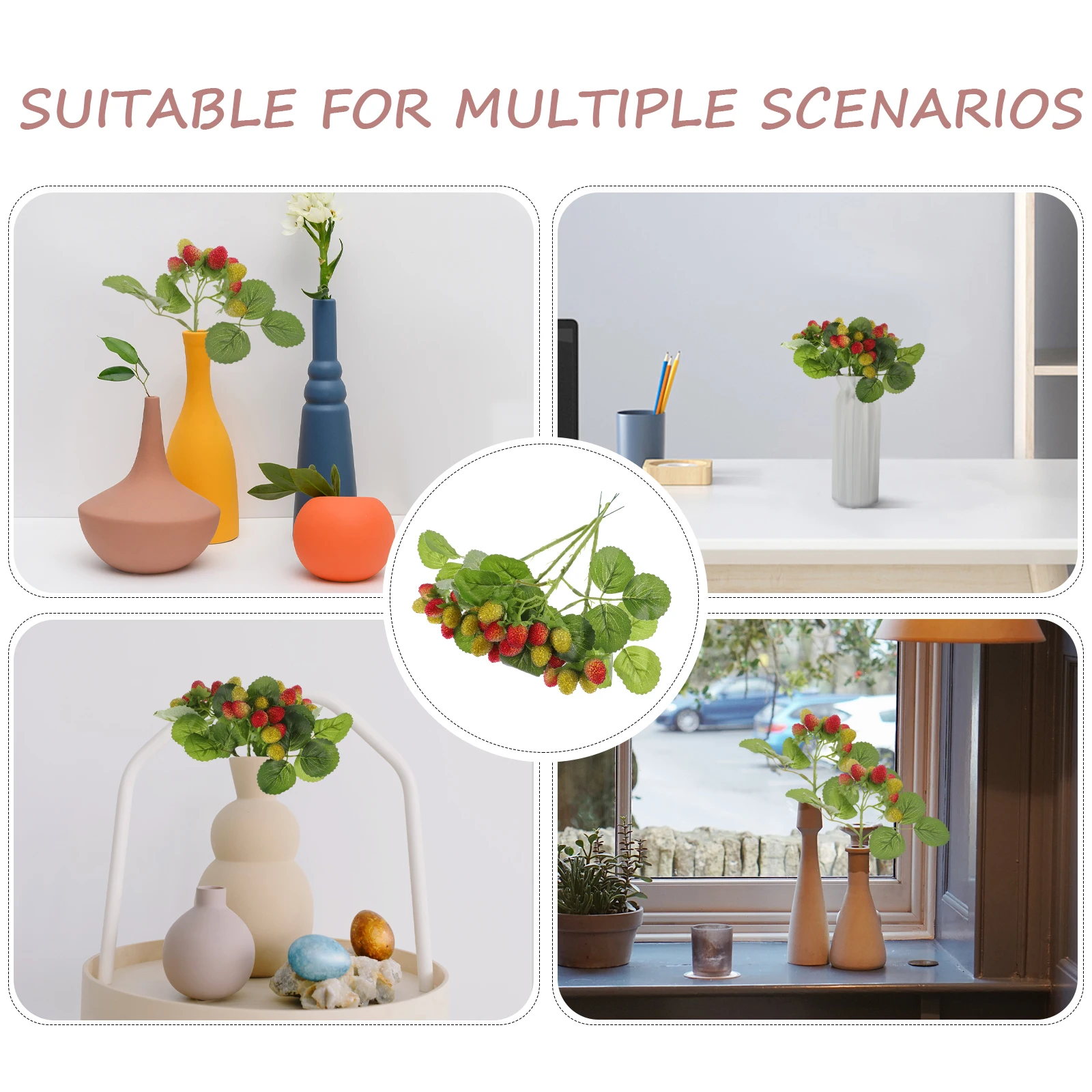 

Decorations Simulated Bayberry Fruit Simulation Plastic Decorative Artificial Fruits