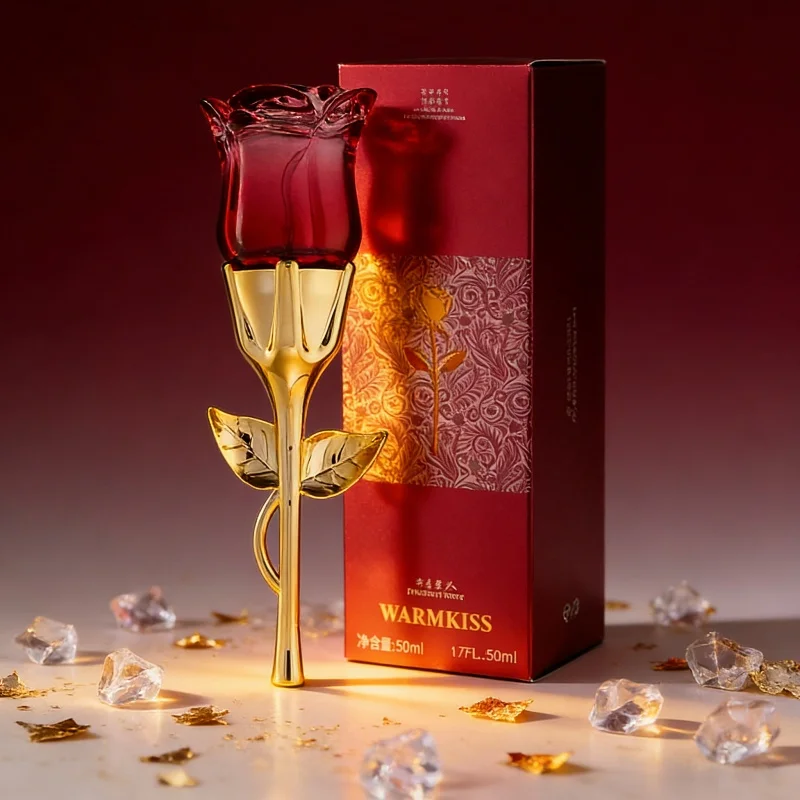 

50ML Midnight Rose Perfume for Women - Long-Lasting Floral Fresh Elegant Body Spray Pheromone Gift Charming Light Fragrance