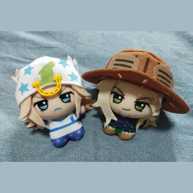 Jojo'S Bizarre Adventure: Steel Ball Run Series Gyro Zeppeli、Johnny Joestar Cute Plush Doll Pendant For Anime Lovers Collectors