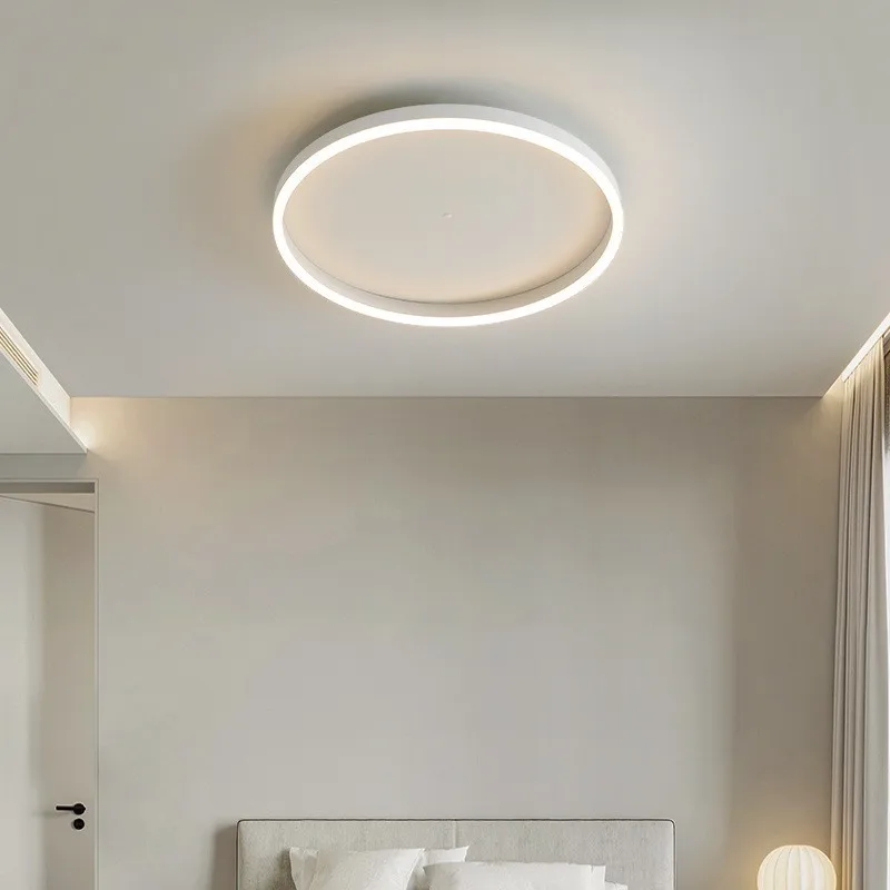 Simple Round Bedroom Led Ceiling Lights Modern Home Decor Lampen Nordic Living Room Lamp Lighting Minimalist Ins Room Study Lamp