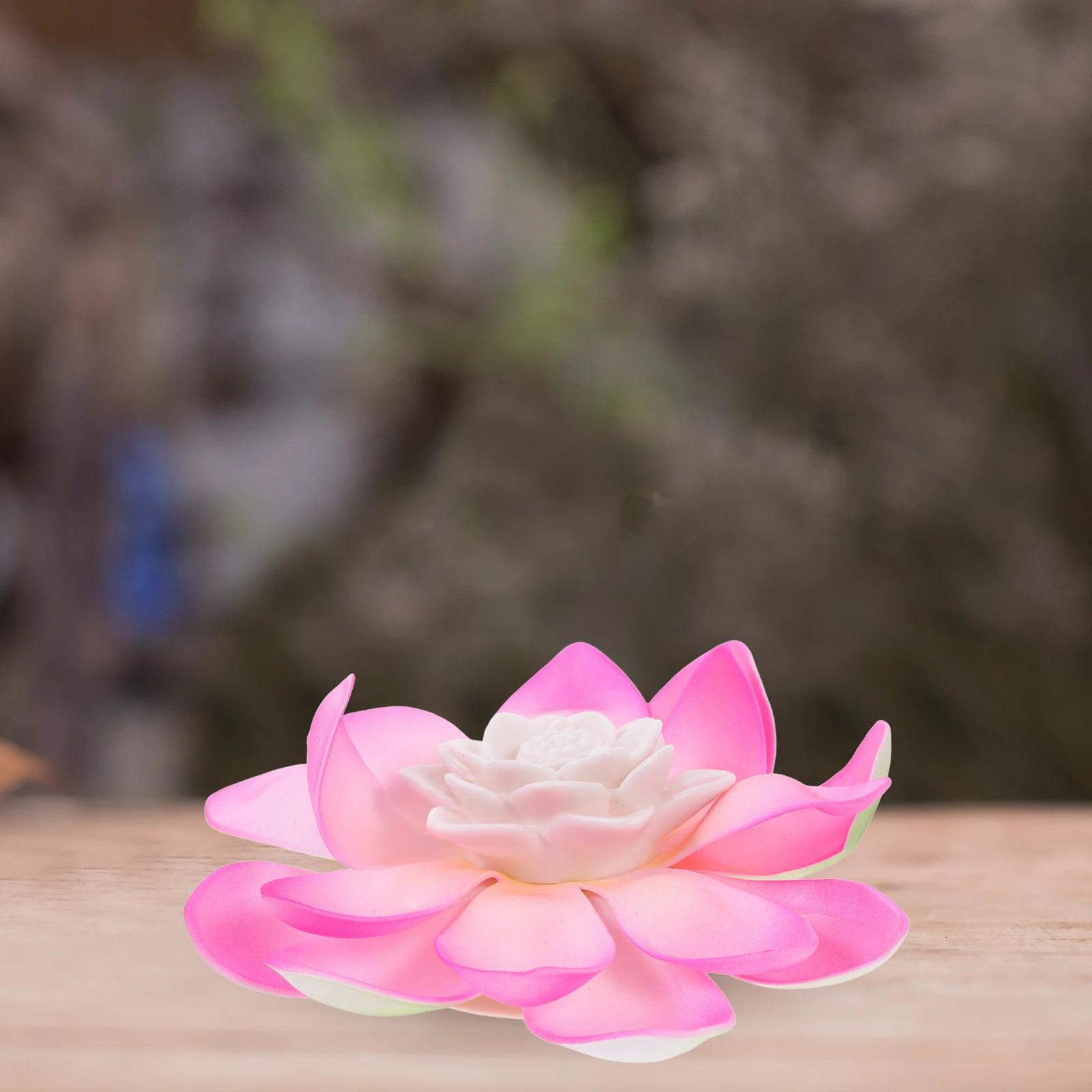

Lotus Lamp Buddha Statue Led Light Floating Lights Flower Candles Cup Holder Artificial