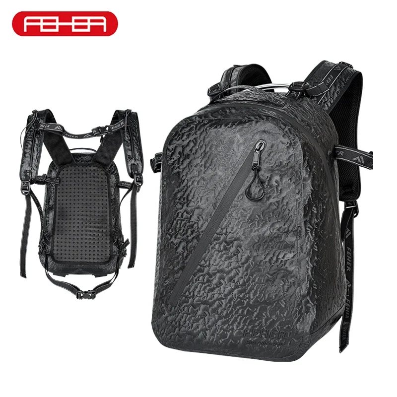 

FEHER Motorcycle Backpacks Man Full Waterproof Large Capacity Bag Multi-purpose Mountaineering Bags Outdoor Travel Backpack