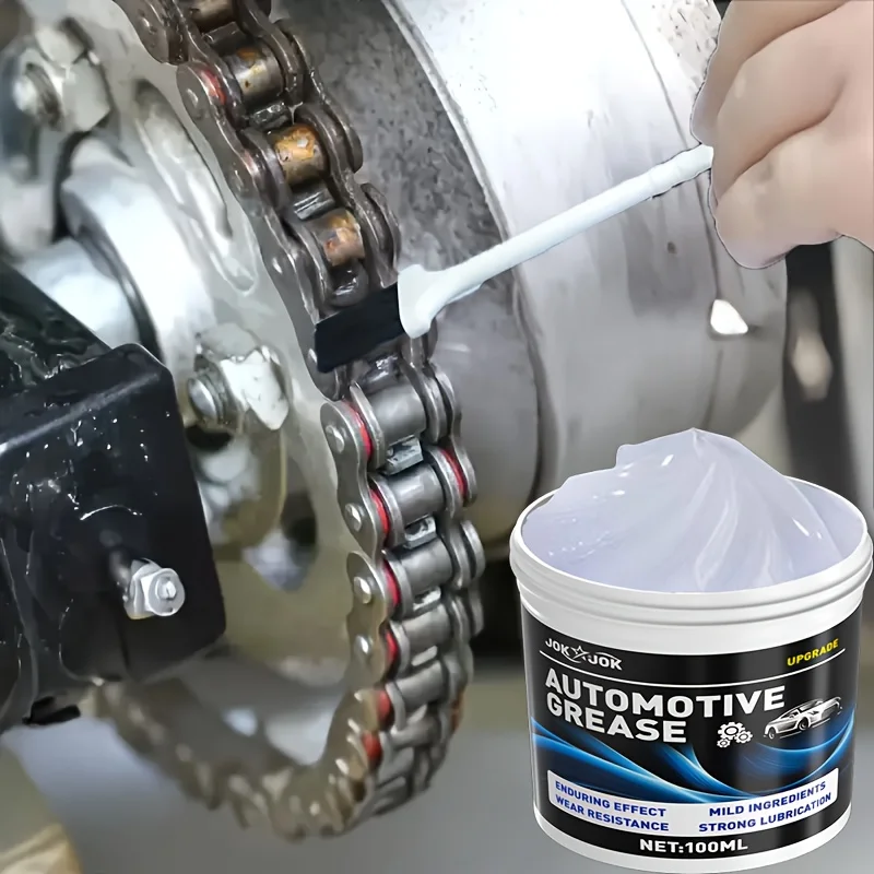High Performance Multi-Purpose White Grease - Heavy-Duty Non Stick Formula Suitable for Car Door Guides and Window Adjusters